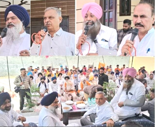 The corner meeting held for Prem Singh Chandumajra took the form of a rally